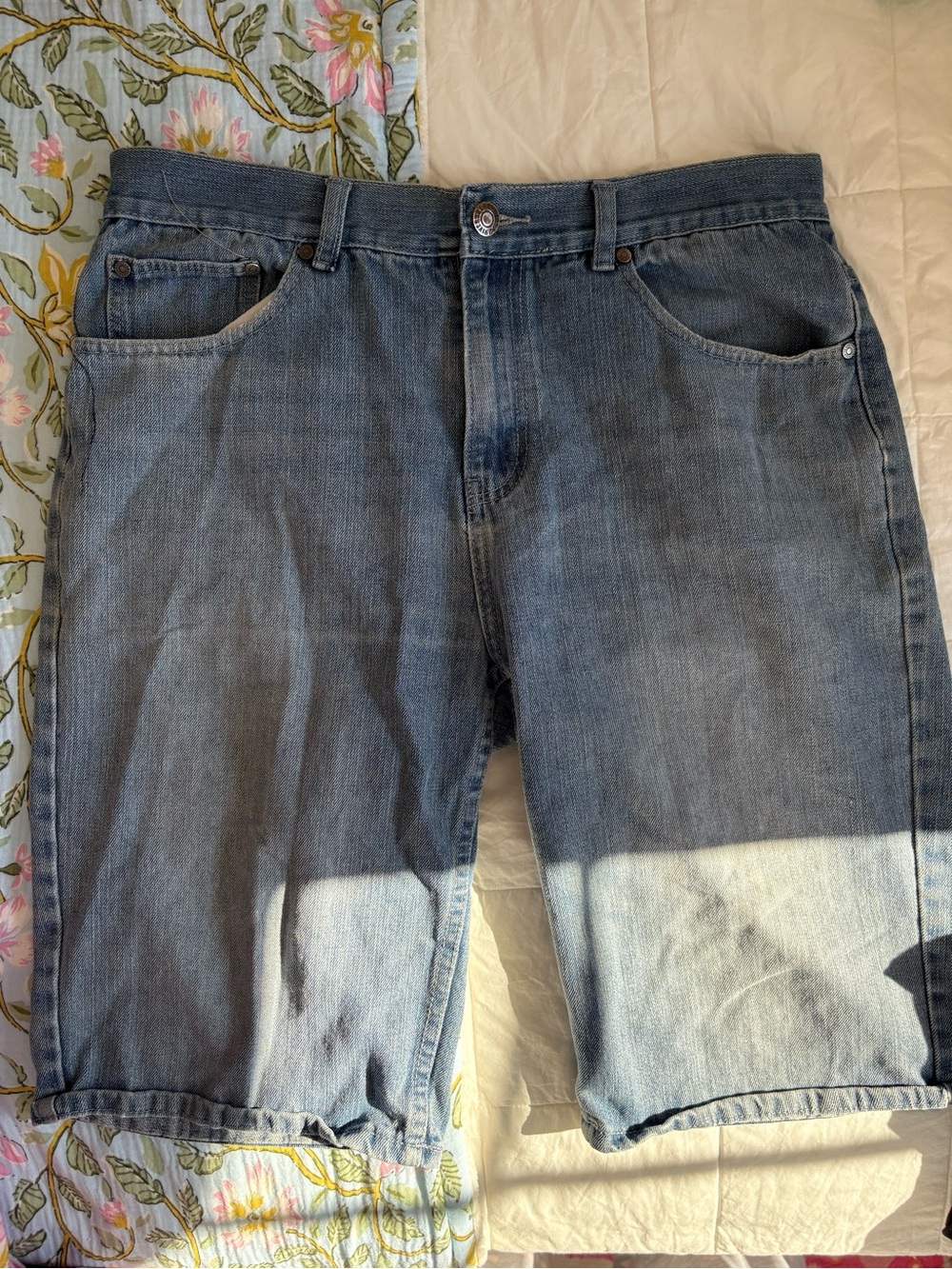 Levi's Classic Light Blue Denim Shorts